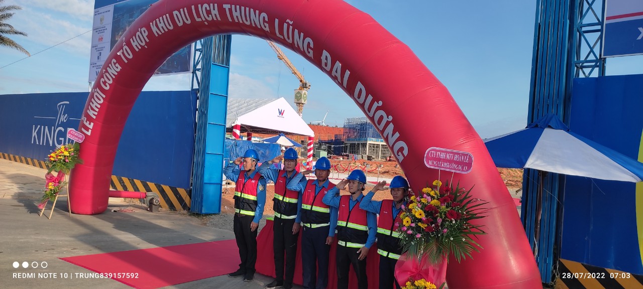 LÊ KHỞI CÔNG TÔT HỢP KDL THUNG LŨNG ĐẠI DƯƠNG