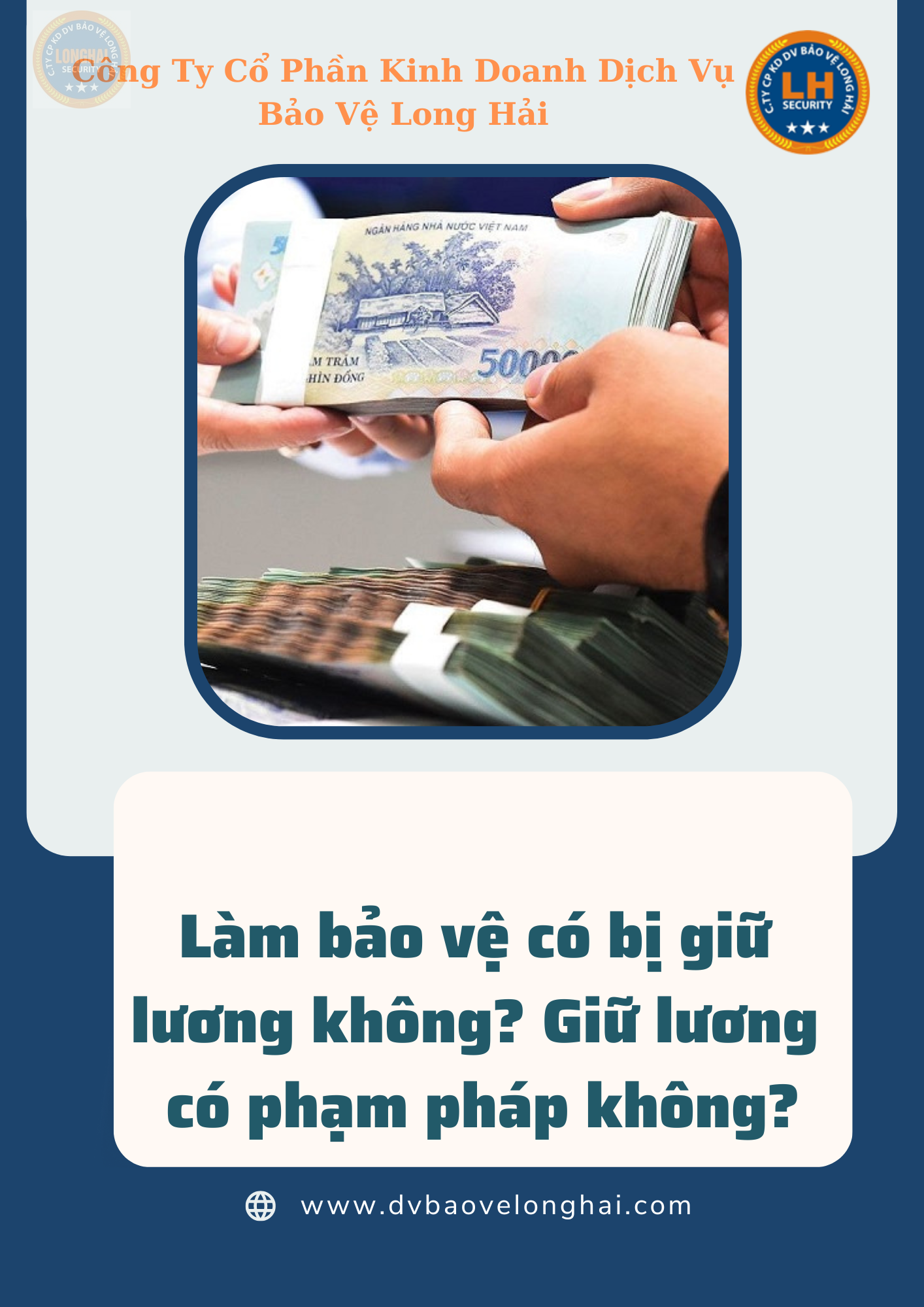 Làm bảo vệ có bị giữ lương không? Giữ lương có phạm pháp không?
