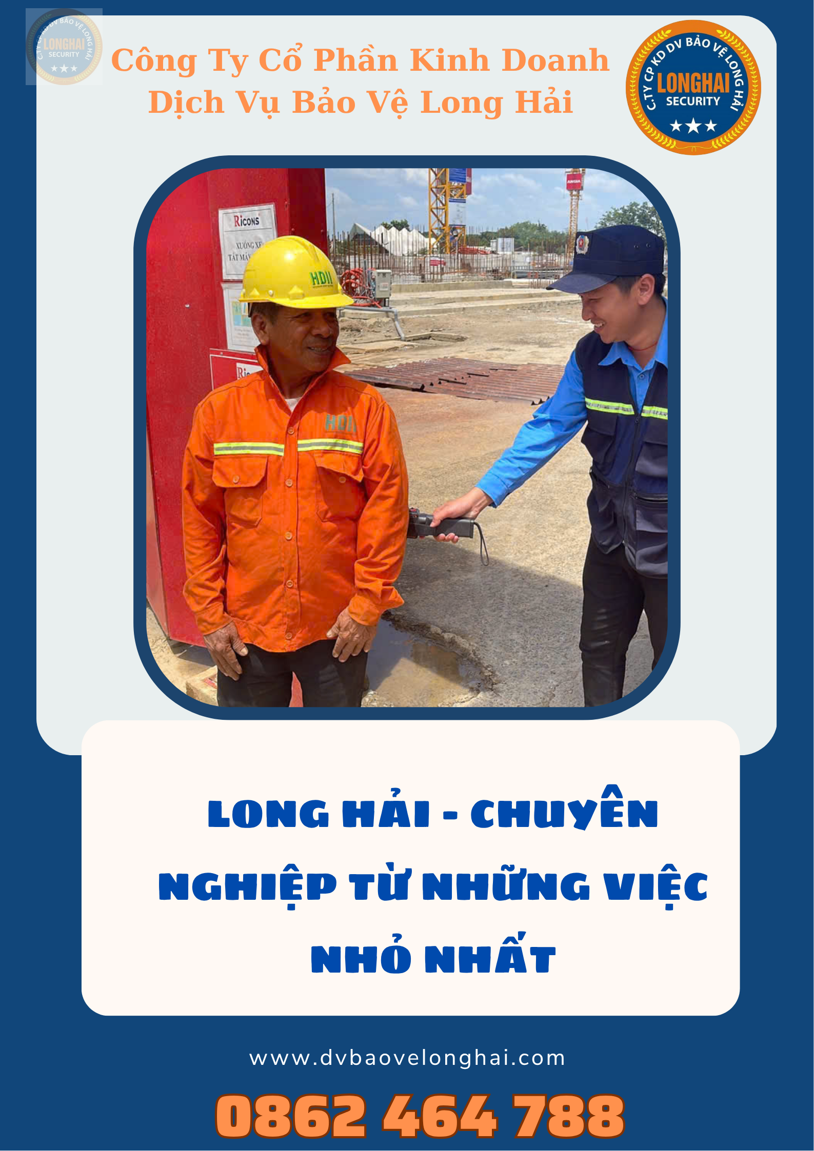 LONG HẢI – CHUYÊN NGHIỆP TỪ NHỮNG VIỆC NHỎ NHẤT